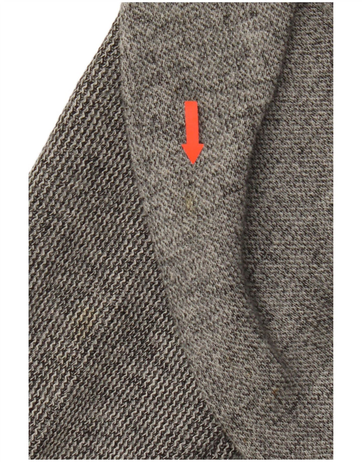 Luisa Spagnoli Giacca Blazer a 2 Bottoni da Donna UK 14 Large Grigio Lana Vergine