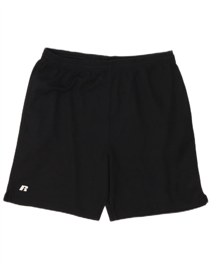 Pantaloncini sportivi da uomo RUSSELL ATHLETIC medio poliestere nero