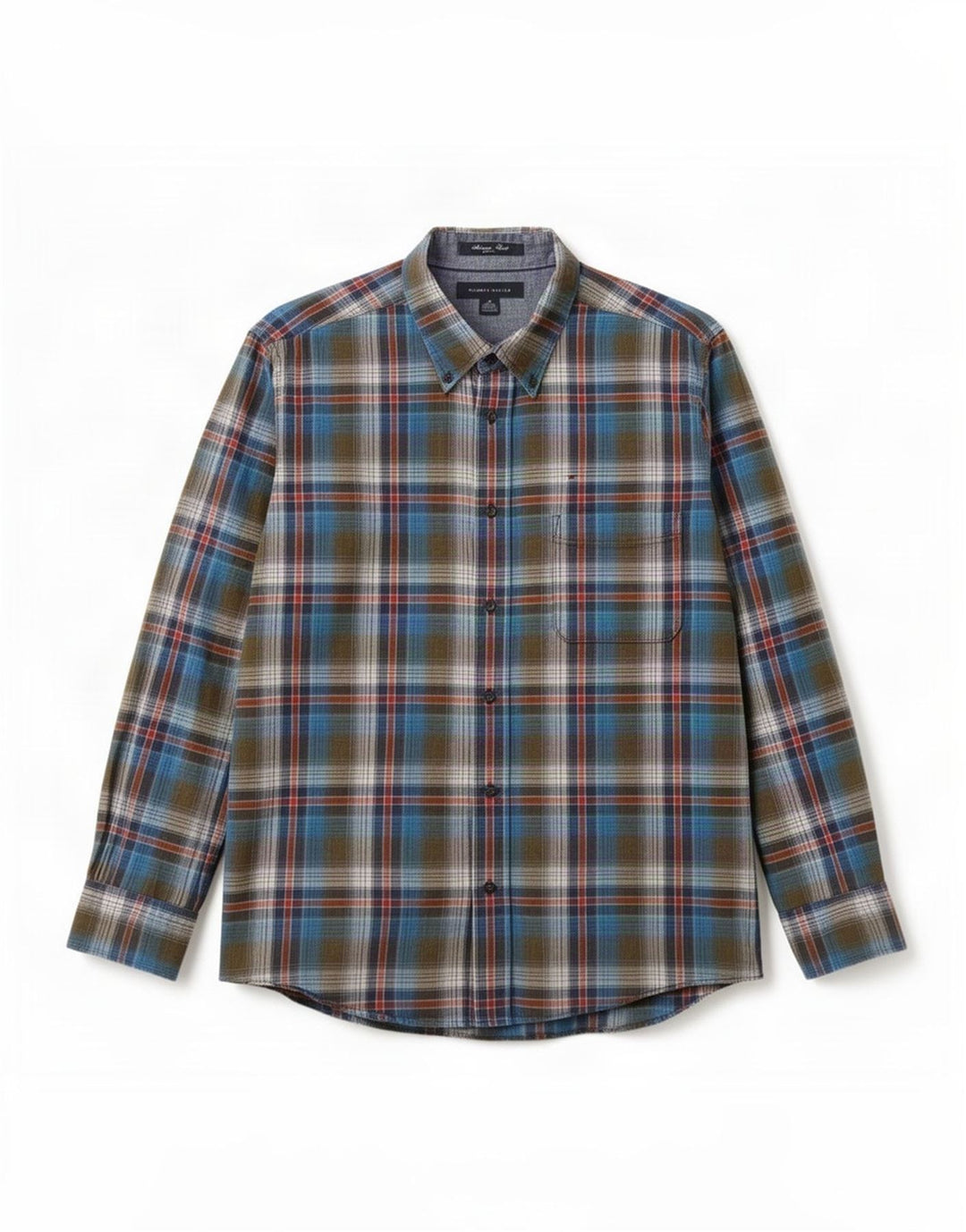 Camicia da uomo Tommy Hilfiger scozzese medio multicolore