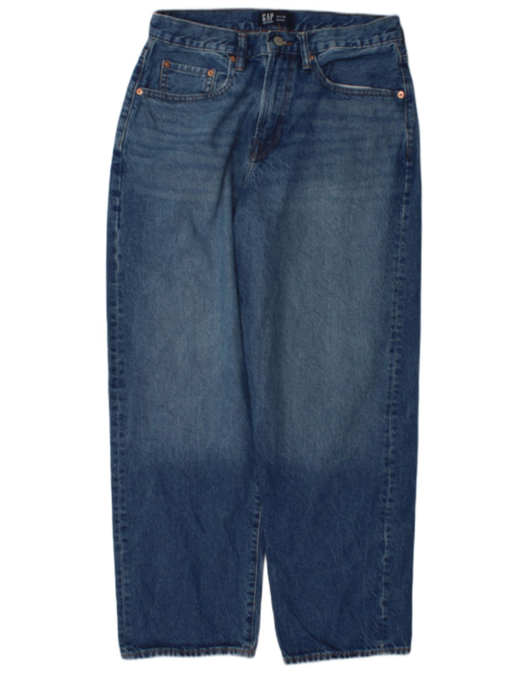 Jeans larghi da donna Gap W29 L30 cotone blu navy