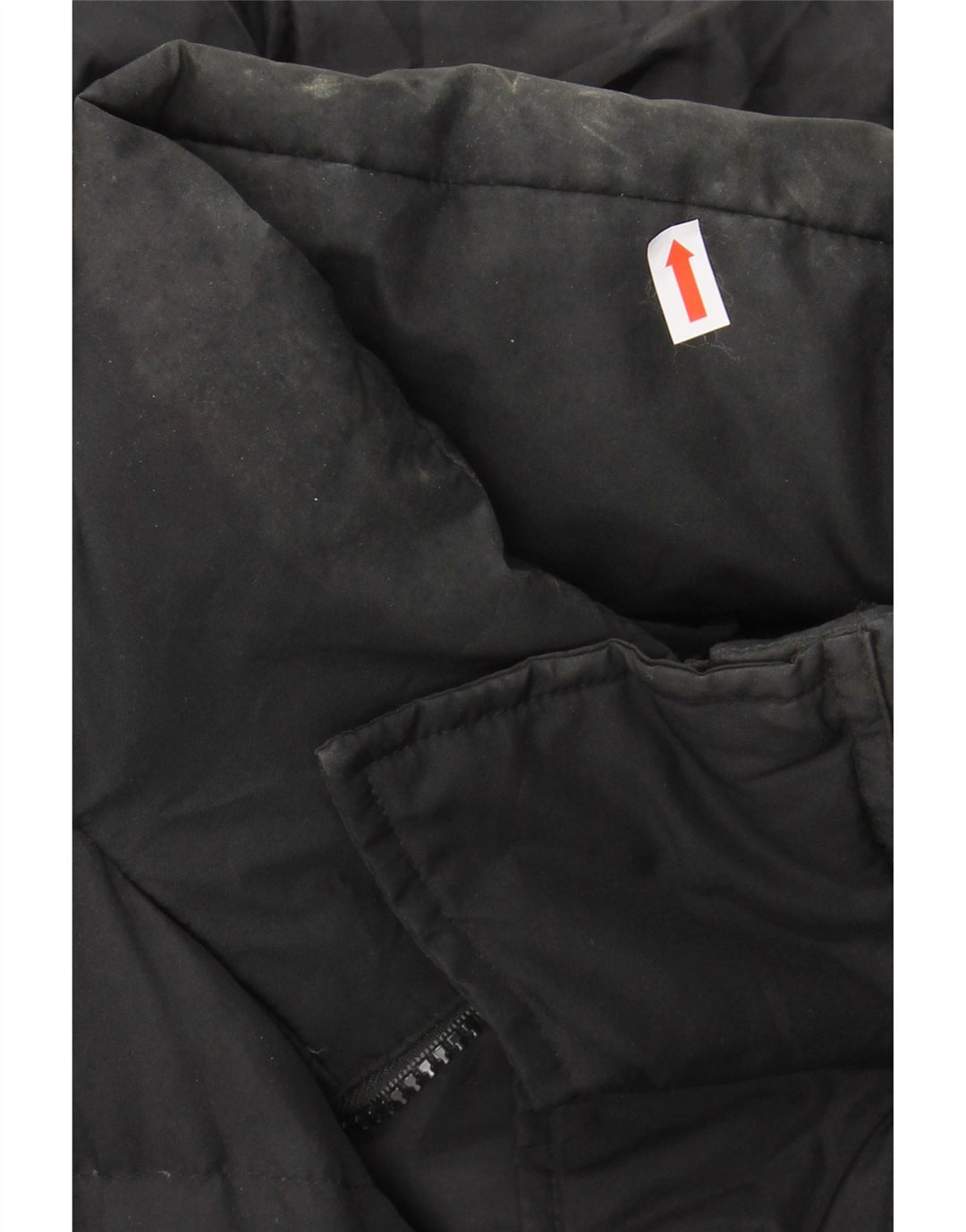 FILA Mens Hooded Padded Jacket UK 38 Medium Black Polyester Vintage Fila and Second-Hand Fila from Messina Hembry 