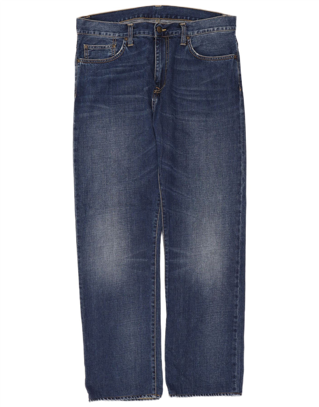 Jeans dritti da uomo Carhartt W33 L32 cotone blu