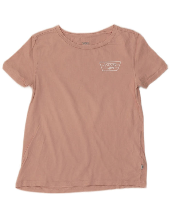 T-shirt grafica da donna Vans UK 6 XS rosa cotone