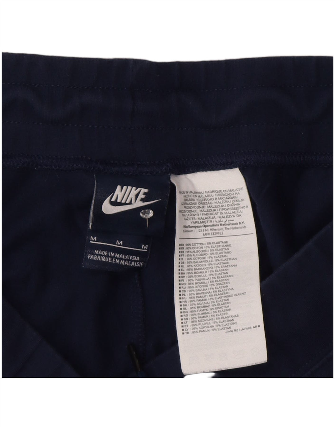 Pantaloni da tuta da donna Nike Joggers UK 14 Medium Navy Blue Colourblock