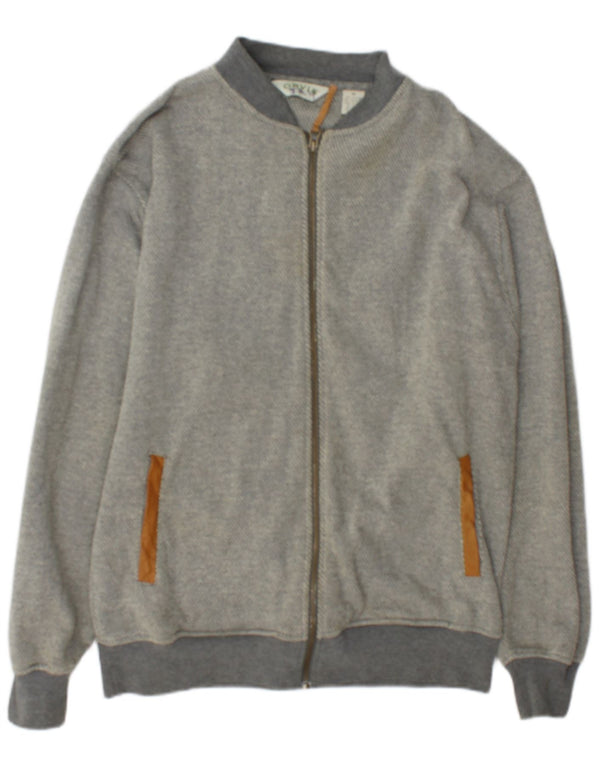 Giacca da ginnastica da uomo Orvis in cotone grigio medio