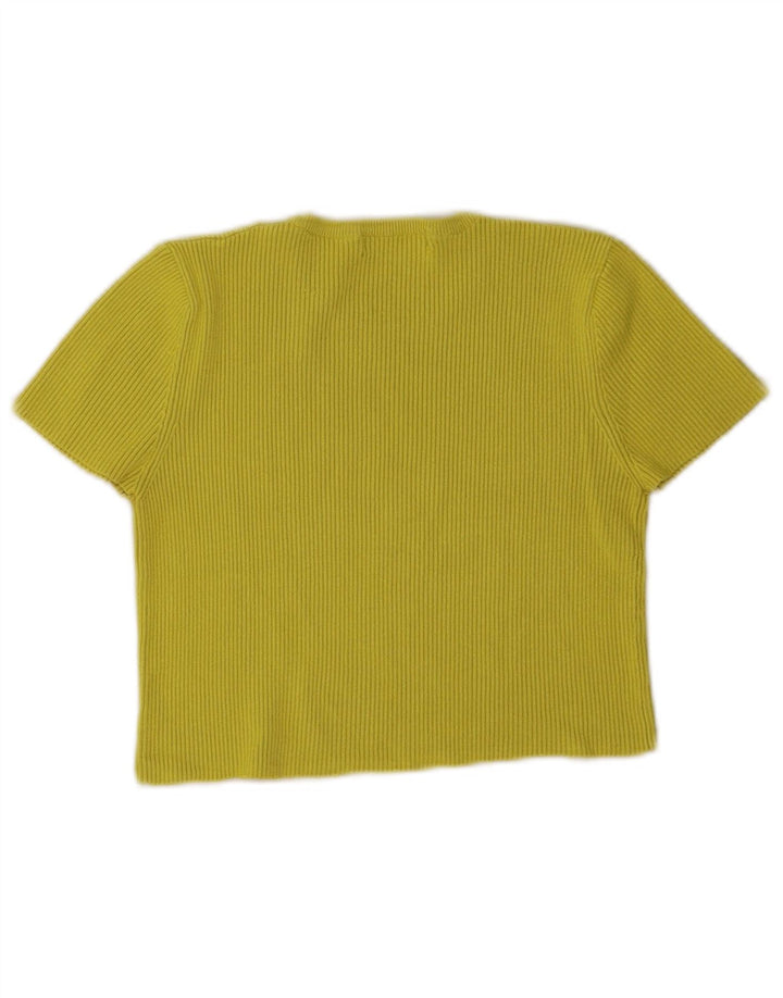 Top corto da donna Zara UK 8 piccolo verde