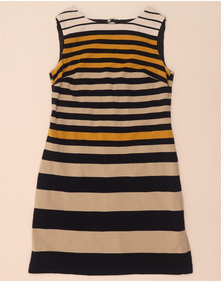 Abito tubino da donna Marks & Spencer UK 14 medio blu navy a righe