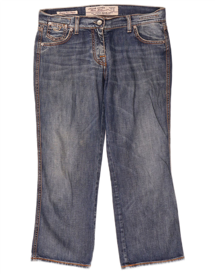 Jeans corti da donna Jacob Cohen W30 L24 cotone blu
