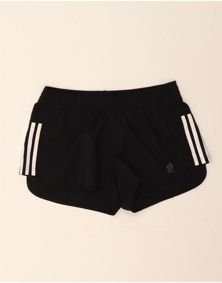 Pantaloncini sportivi Adidas Climalite da donna UK 12/14 Poliestere nero medio