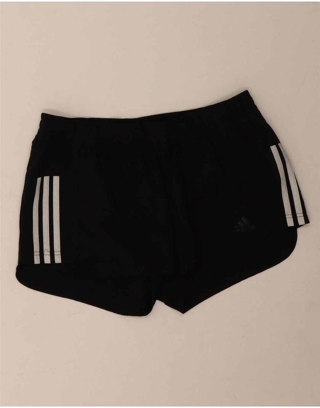 Pantaloncini sportivi Adidas Climalite da donna UK 12/14 Poliestere nero medio