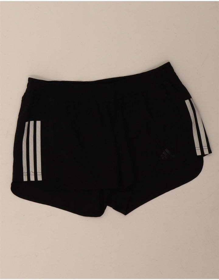 Pantaloncini sportivi Adidas Climalite da donna UK 12/14 Poliestere nero medio