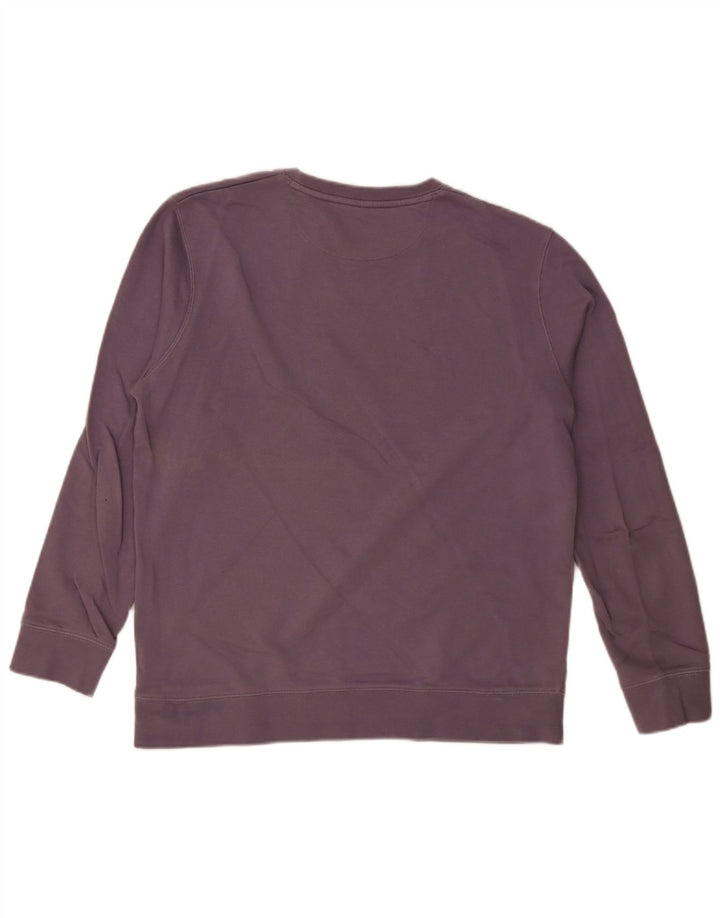 Felpa da uomo Wrangler maglione cotone viola medio