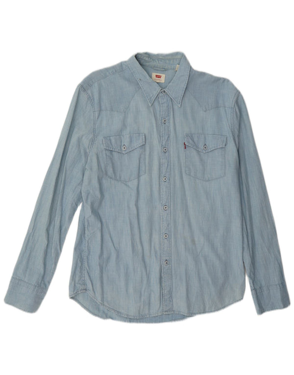 Camicia Levi's da uomo grande blu