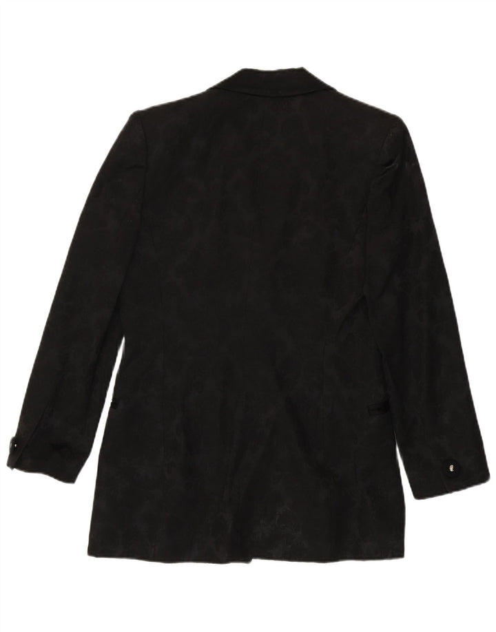 Giacca blazer da donna a 1 bottone Sfarzo IT 42 Acrilico floreale nero medio