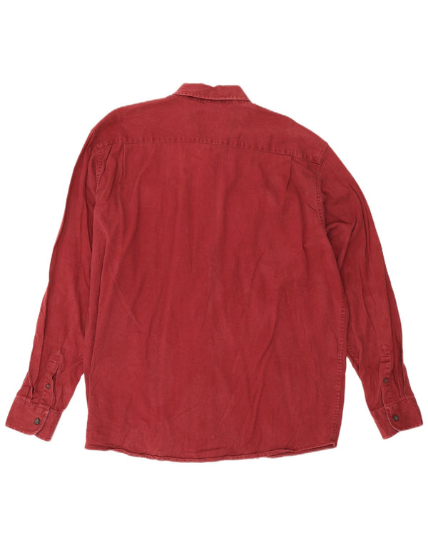 Camicia da uomo Wrangler XL in cotone rosso