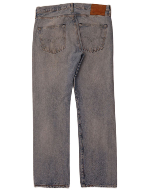 LEVI'S Jeans dritti da uomo 501 W32 L30 cotone blu