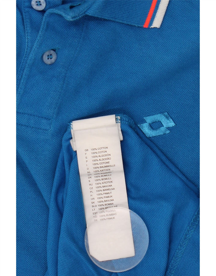 Polo Uomo Lotto Small Blu Cotone