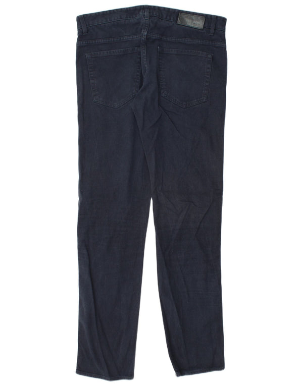 Pantaloni casual slim da uomo Hugo Boss W32 L32 Blu Navy