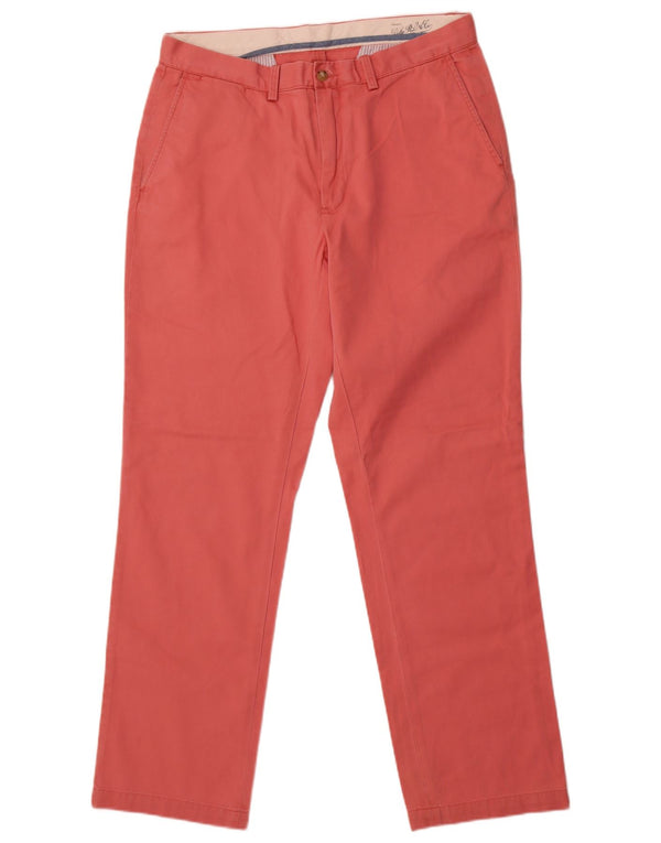 Pantaloni chino dritti dalla vestibilità classica da uomo Polo Ralph Lauren W34 L32 Rosa
