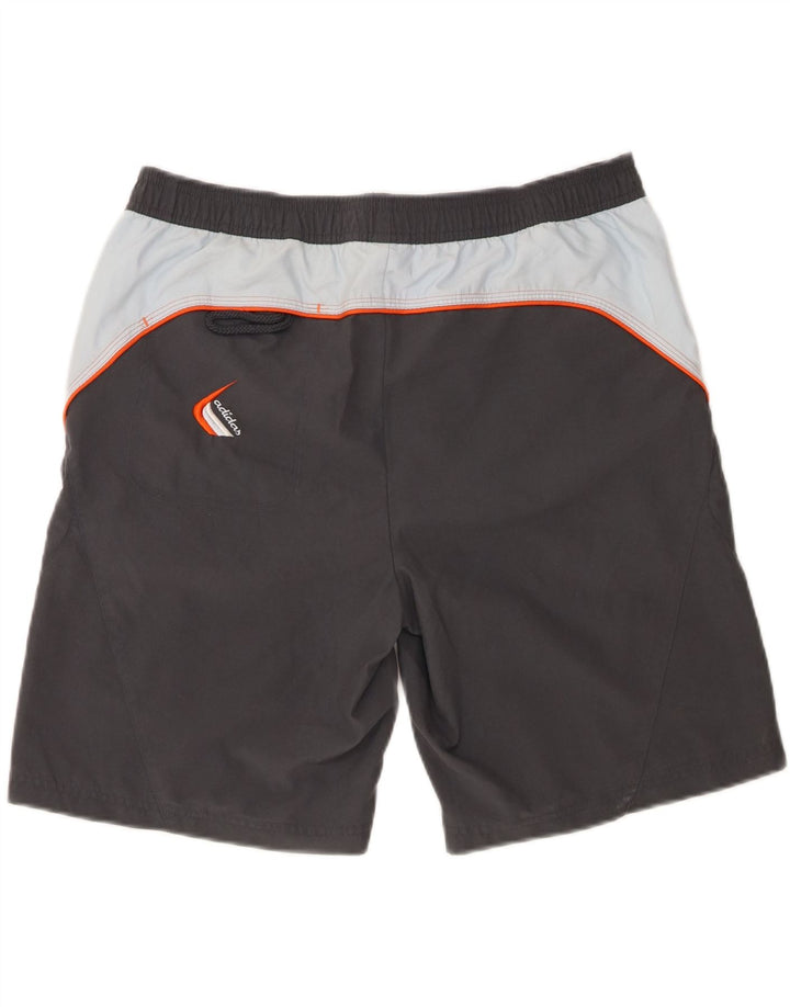 ADIDAS Mens Swimming Shorts Medium  Grey Colourblock Polyester Vintage Adidas and Second-Hand Adidas from Messina Hembry 