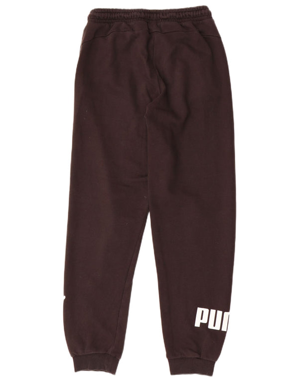 Pantaloni da tuta con grafica PUMA da ragazzo, pantaloni da jogging, 13-14 anni, poliestere marrone