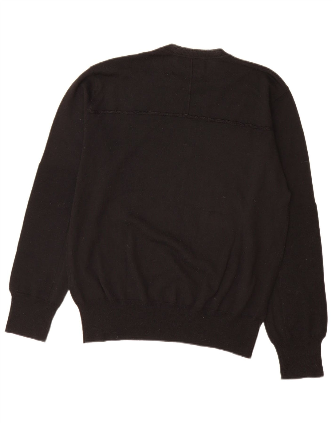 Maglione maglione girocollo da uomo Zara XL in lana nera