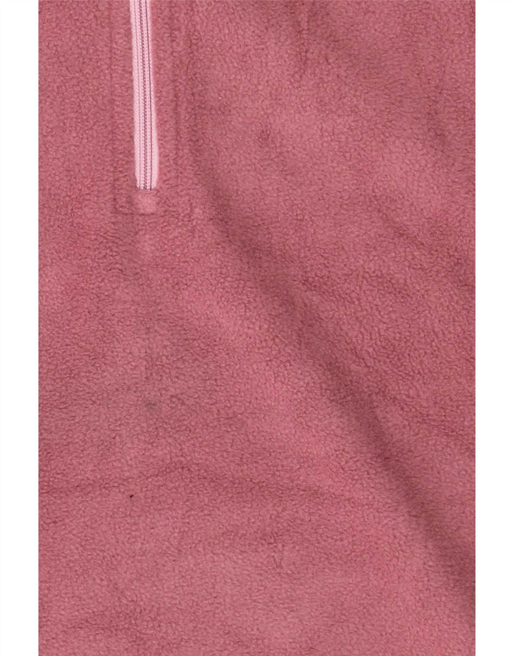 Maglione in pile da donna con collo e zip Mountain Warehouse UK 12 Rosa medio
