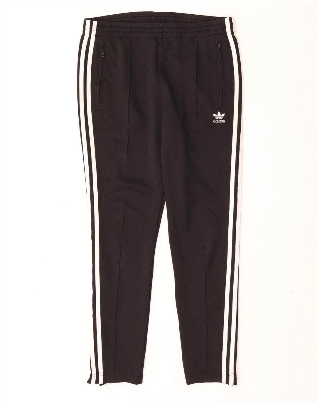 Pantaloni della tuta da donna Adidas UK 10 piccoli poliestere nero