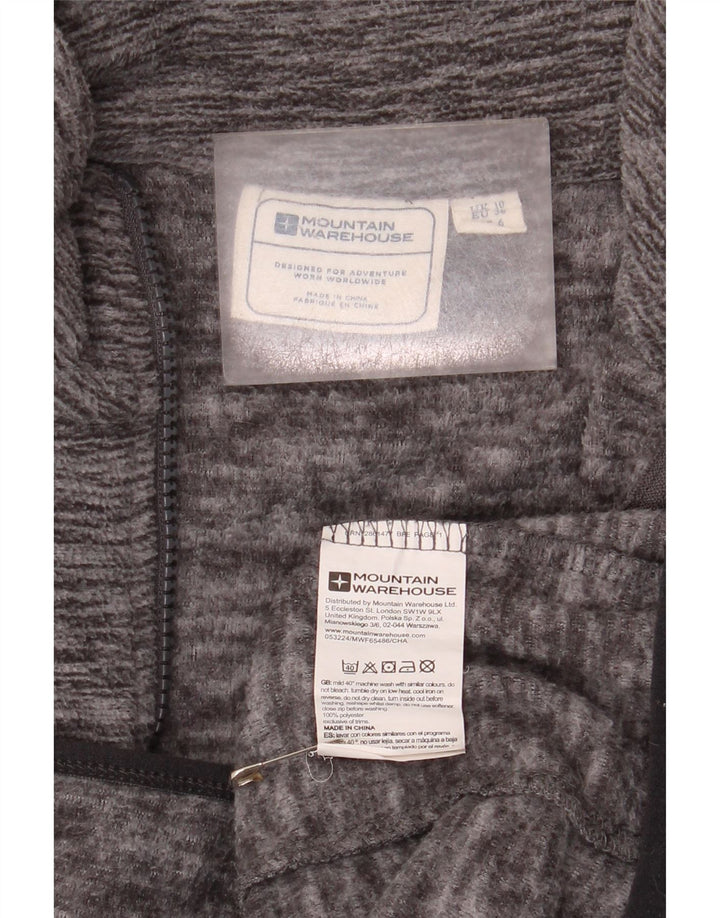 Giacca in pile oversize da donna Mountain Warehouse UK 10 Small Grey Flecked
