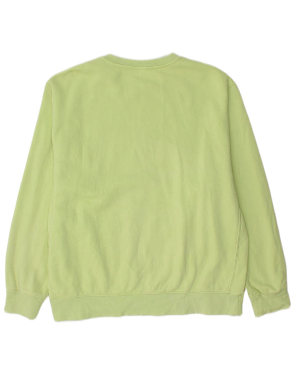 NIKE Felpa da uomo Maglione grande in cotone verde