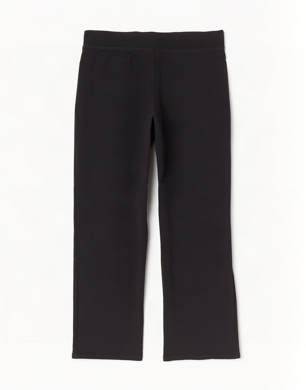 Marks & Spencer Womens Tracksuit Trousers UK 16 Large Black Cotton