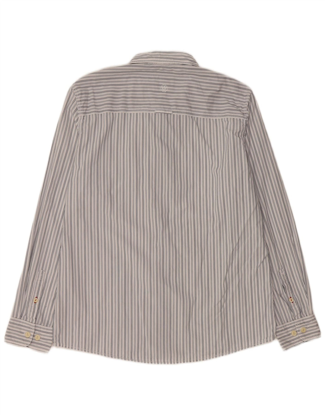 Camicia slim fit da uomo Fat Face XL in cotone a righe bianche
