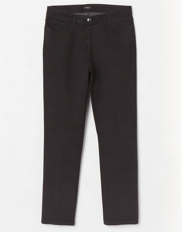 Jeans slim da donna M&Co UK 12 medio W32 L30 neri