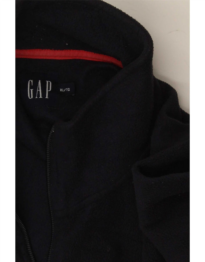 Maglione in pile Gap da uomo con zip e collo XL blu navy