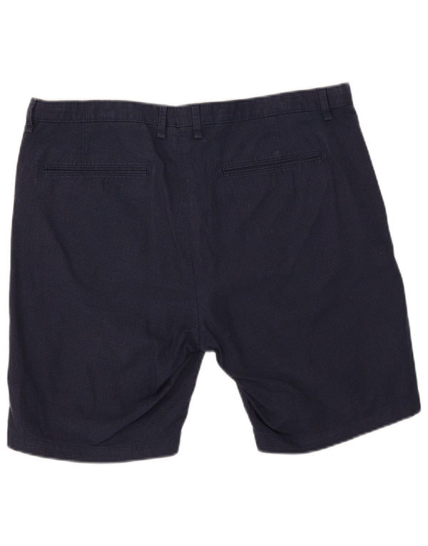 Pantaloncini chino da uomo Calvin Klein W36 Large Navy Blue Check