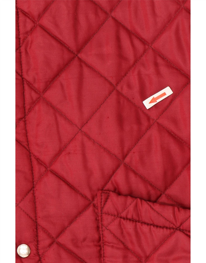 Giacca trapuntata da uomo Rifle UK 40 Large Rossa