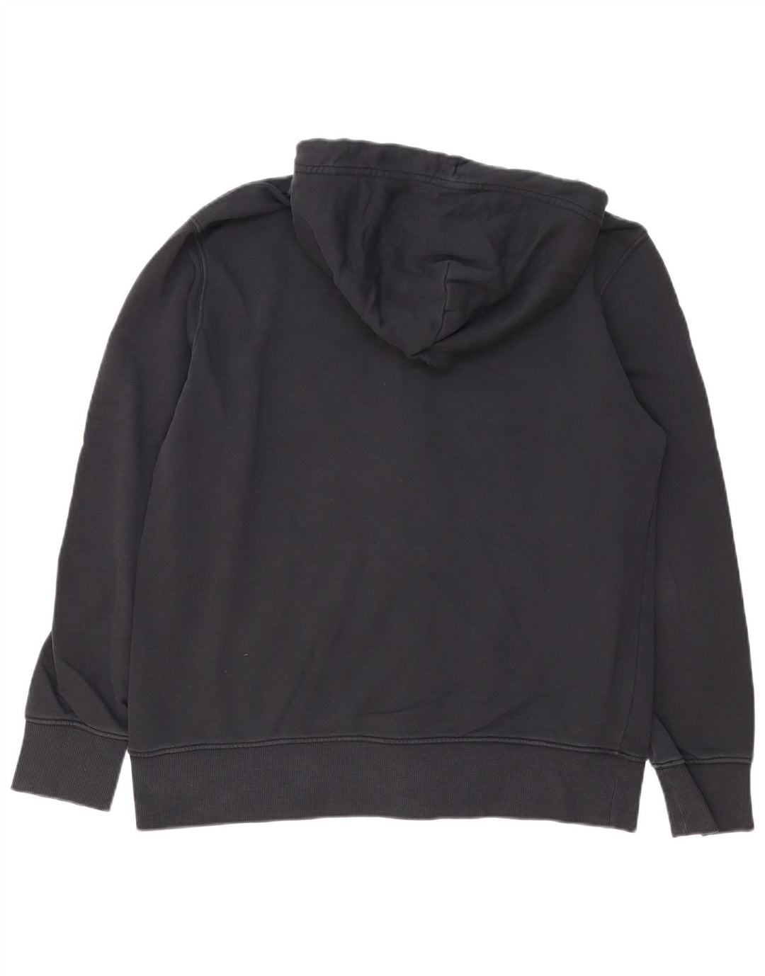 GANT Felpa con cappuccio e zip da uomo grande in cotone nero