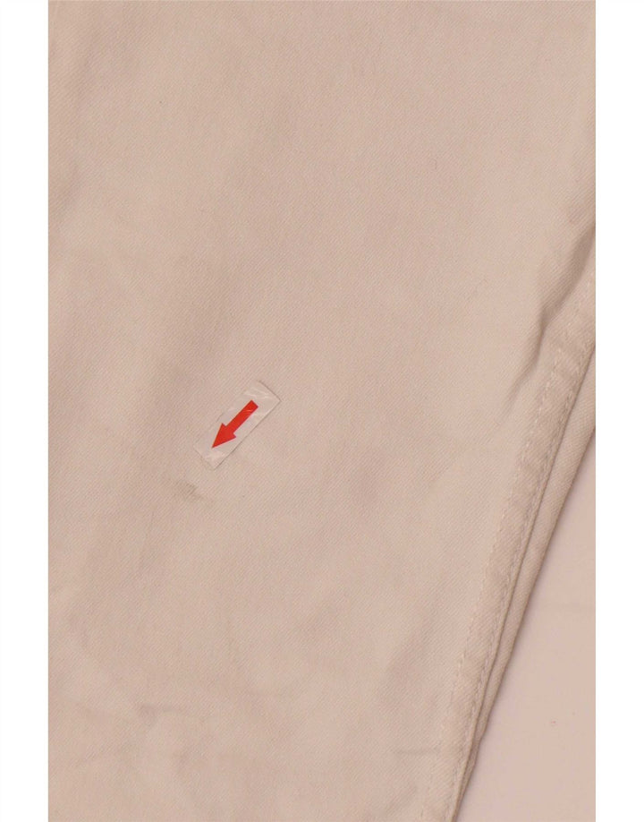 Jeans corti da donna Zara EU 38 piccoli W28 L26 cotone bianco