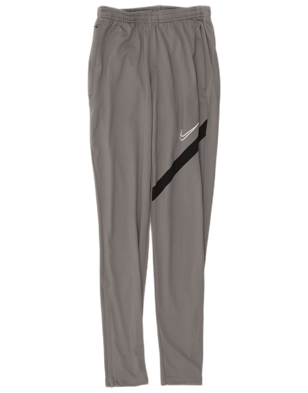 Pantaloni da tuta Nike Dri Fit da donna UK 6 XS Poliestere color block grigio