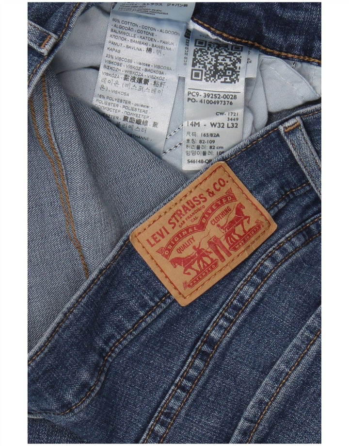 Jeans bootcut classici da donna Levi's US 14 XL W32 L32 cotone blu