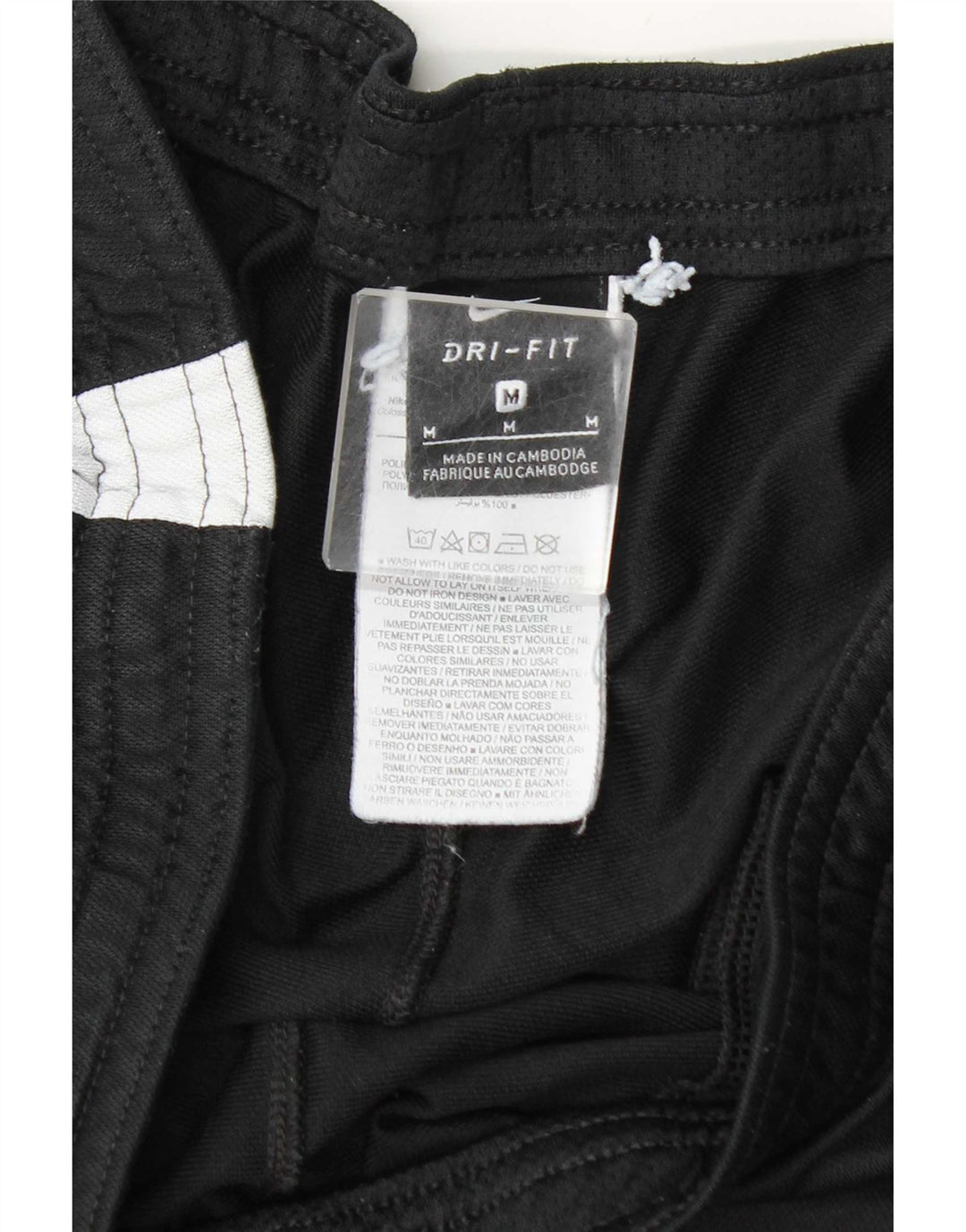 Pantaloni da tuta Nike Dri Fit da uomo, poliestere color block medio nero