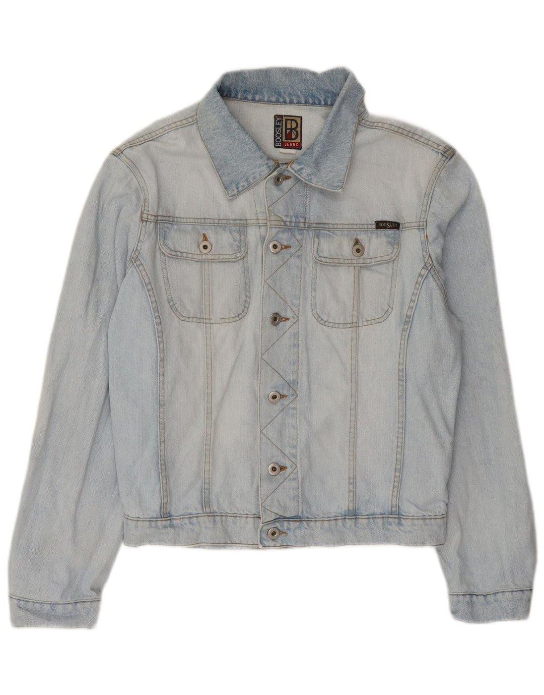 Giacca di jeans da uomo Boosley UK 38 Blu medio