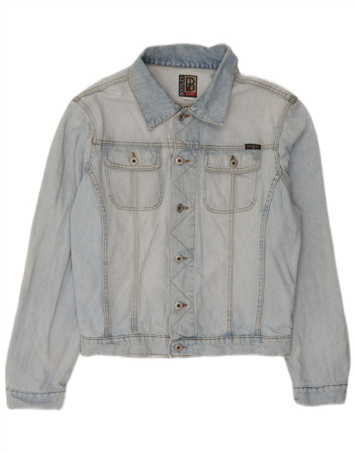 Giacca di jeans da uomo Boosley UK 38 Blu medio