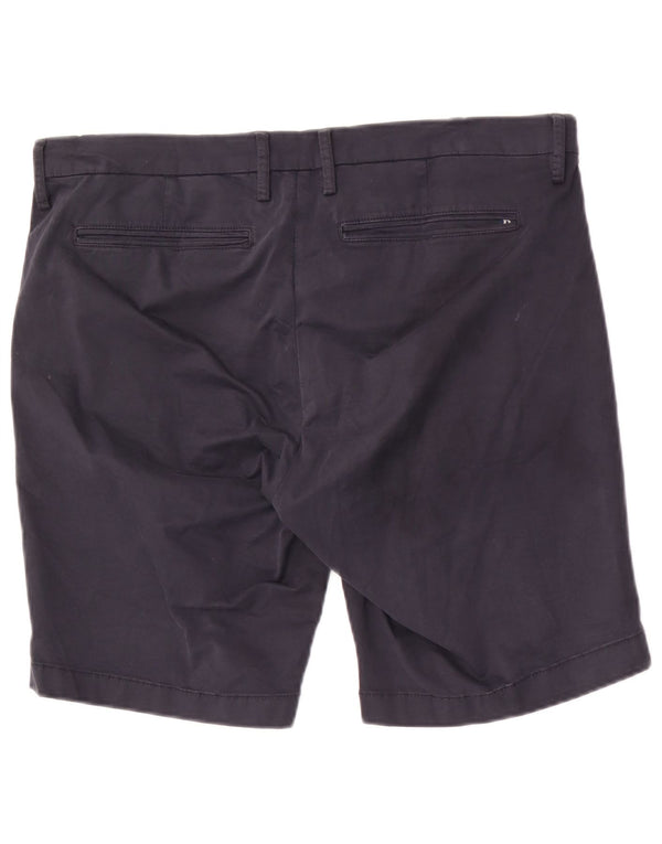 Pantaloncini chino da uomo Milano Boggi IT 52 XL W38 cotone blu navy