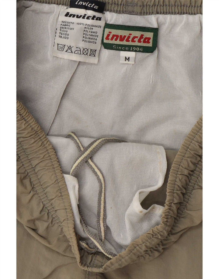 Pantaloncini da bagno da uomo Invicta medio kaki in poliammide