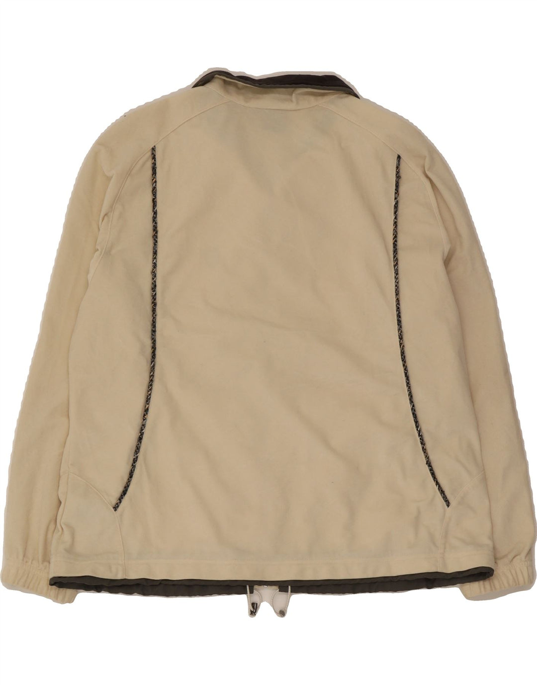 DIADORA Womens Tracksuit Top Jacket UK 20 2XL Beige Polyester Vintage Diadora and Second-Hand Diadora from Messina Hembry 