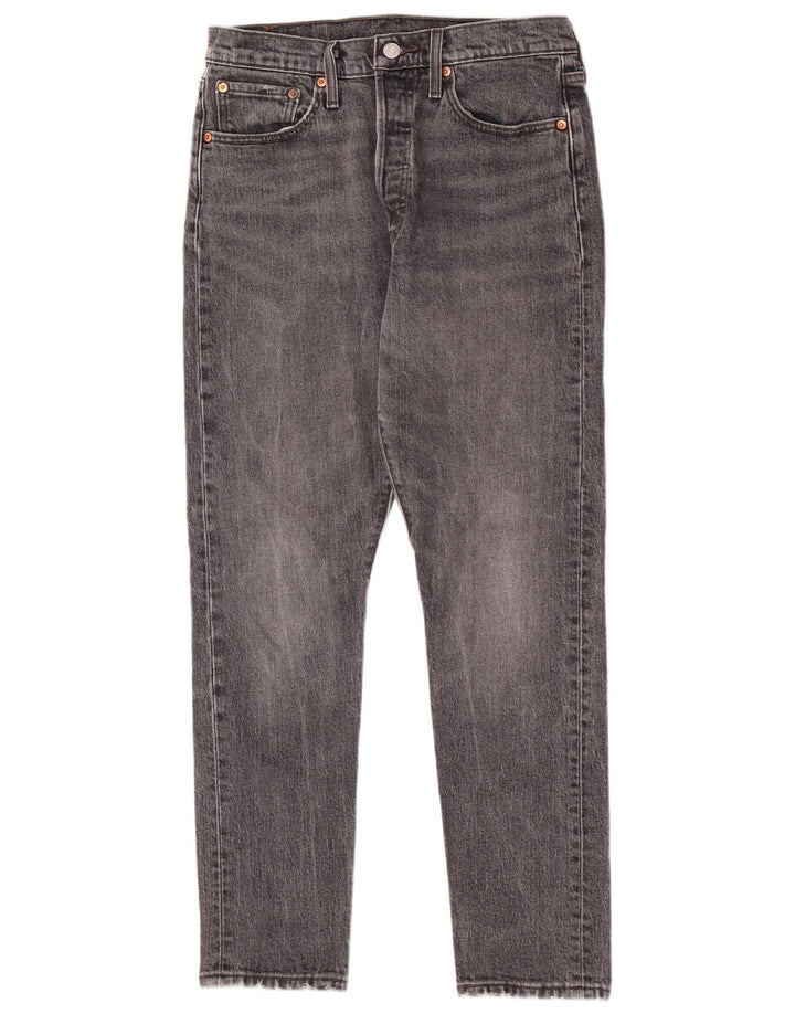 Jeans Levi's 501 Slim da donna W28 L28 in cotone grigio