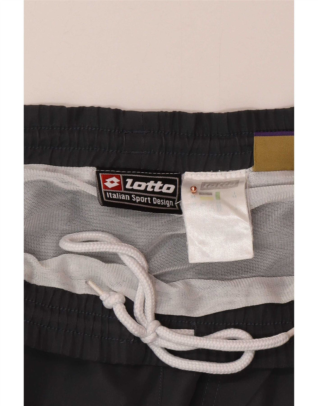 Pantaloncini da bagno da uomo Lotto UK 44/46 2XL Poliestere grigio
