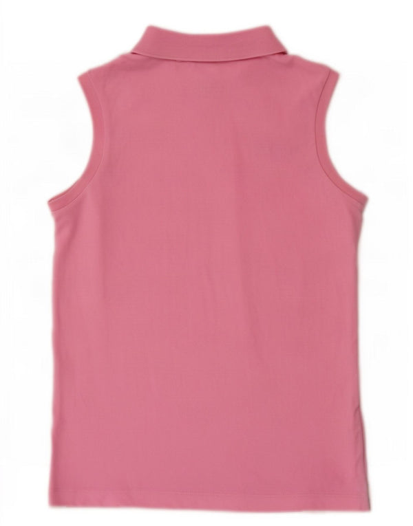Polo senza maniche da donna Lotto UK 8 Small Rosa