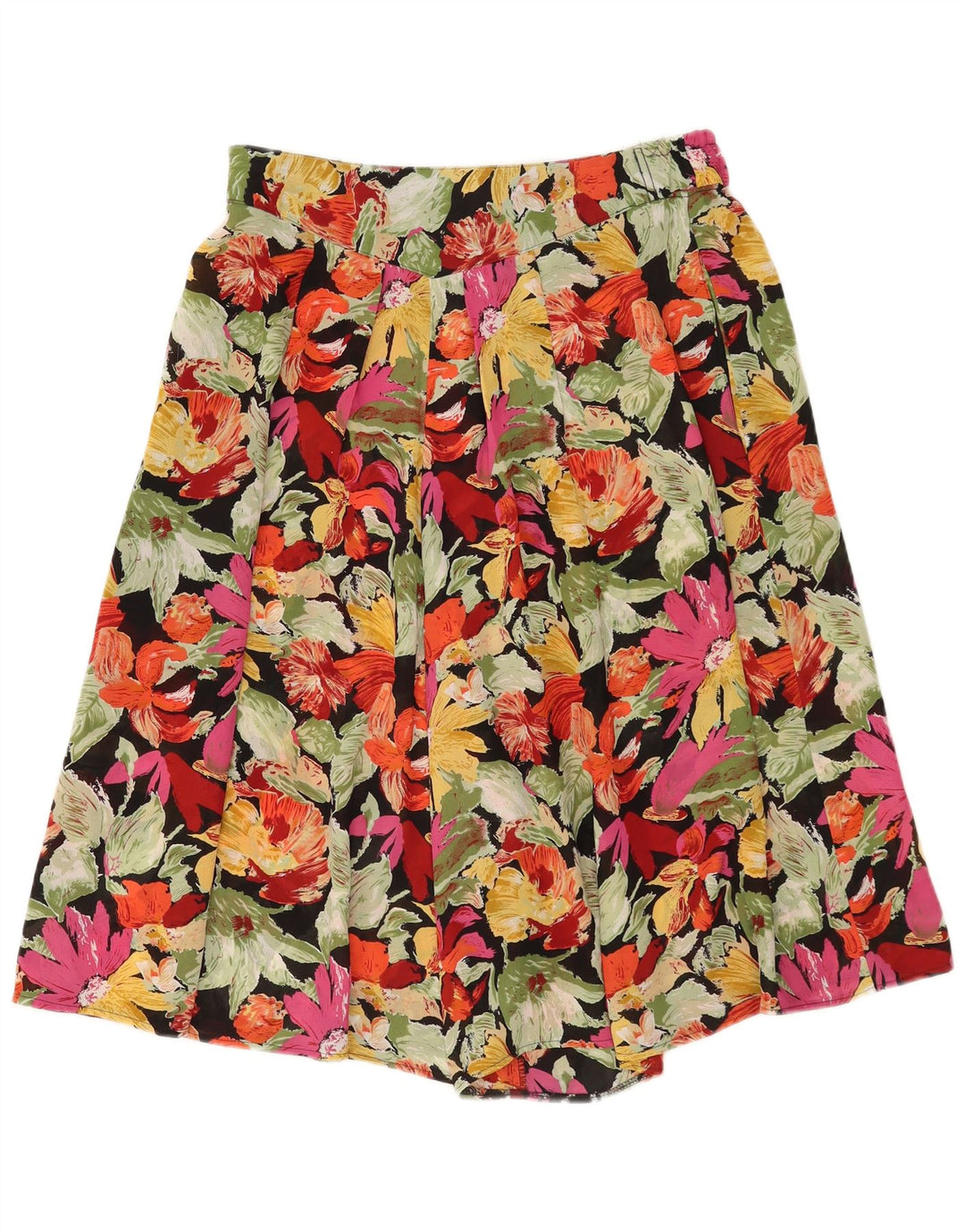 Gonna a pieghe da donna Yessica EU 40 media W30 floreale multicolore